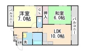 ビエント六甲2の間取り画像