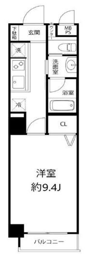 アクシス元町の間取り画像