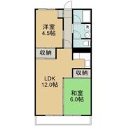 第三木皿ハイツの間取り画像