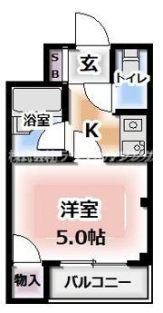 京阪プリンスマンションの間取り画像