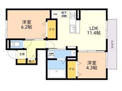 Dーroom三苫の間取り画像