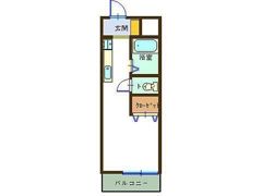 メゾンラベンダー13番館の間取り画像