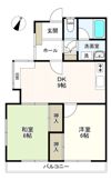 室尾ハイツの間取り画像