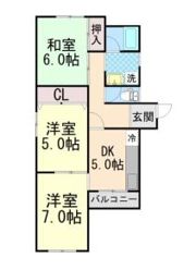 メゾンミヤマエの間取り画像