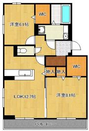 D-ROOM中井の間取り画像