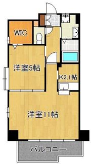 クレスト南小倉の間取り画像