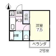 K－プレイス新保の間取り画像