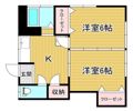 第6江口アパートの間取り画像