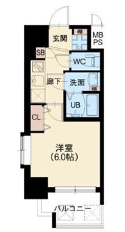 スプランディッド阿倍野の間取り画像