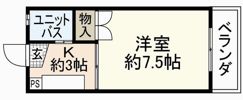 第88東白島ビルの間取り画像