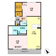 ケント Aの間取り画像
