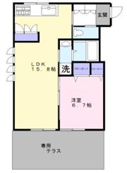 パークサイドレジデンスの間取り画像