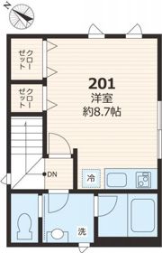 テイクメゾン江古田の間取り画像