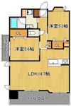 ベレッツァ門司の間取り画像