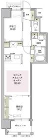 アーバネックス大阪天満宮Iの間取り画像