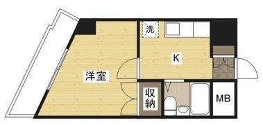 メゾンダイアナイン皆実の間取り画像