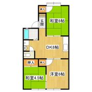 コーポジュリIの間取り画像