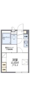 レオパレスレジデンス恵の間取り画像