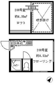 フェリスフルートの間取り画像