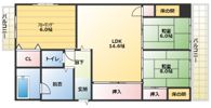 プレジール大宮の間取り画像