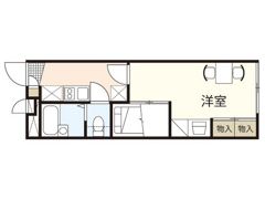 レオパレスコンフォート東野の間取り画像