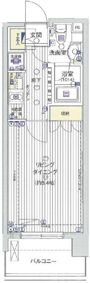 レックス海岸通りレジデンスの間取り画像