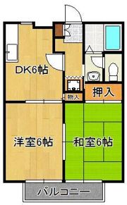 ビーライン中井口IIの間取り画像