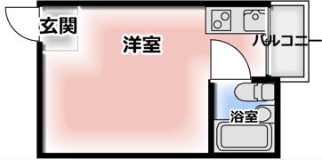 コスモス住道の間取り画像