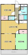 春花園弐番館の間取り画像