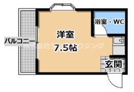比枝コーポラス徳庵の間取り画像
