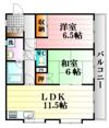 ベネッセヤマモトの間取り画像
