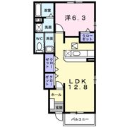カーサ・プラシード Ⅱの間取り画像