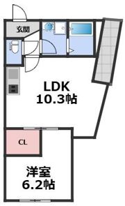 フォルモント寺田町の間取り画像