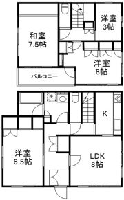 井の頭戸建の間取り画像