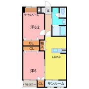 ラ・ルミエールの間取り画像