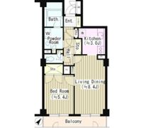 アーバンコート北新宿の間取り画像