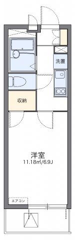 レオパレスバーディーの間取り画像