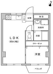 ホリオマンションの間取り画像