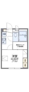 レオパレス大洋の間取り画像