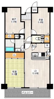 レクシア忍ヶ丘の間取り画像