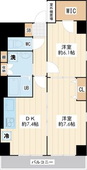 グランシャリオ篠崎の間取り画像