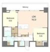 S-RESIDENCE松屋町asenceの間取り画像