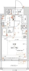クラリッサレーヴ阪東橋の間取り画像