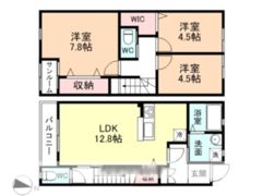 ナチュラルヴィレッジ町村Ⅱ A棟の間取り画像