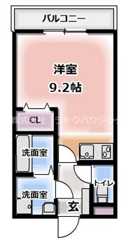 メゾンドアヴェルⅤの間取り画像