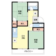 ハイツ理歩Bの間取り画像