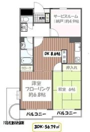 セイント武蔵小金井の間取り画像