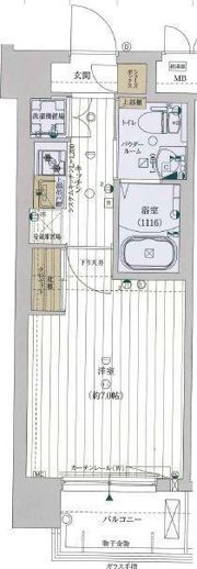 ファーストフィオーレ京橋パークフロントの間取り画像