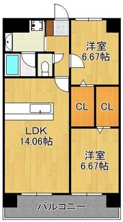 KSK中井コアプレイスの間取り画像
