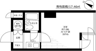 セントラル東銀座の間取り画像